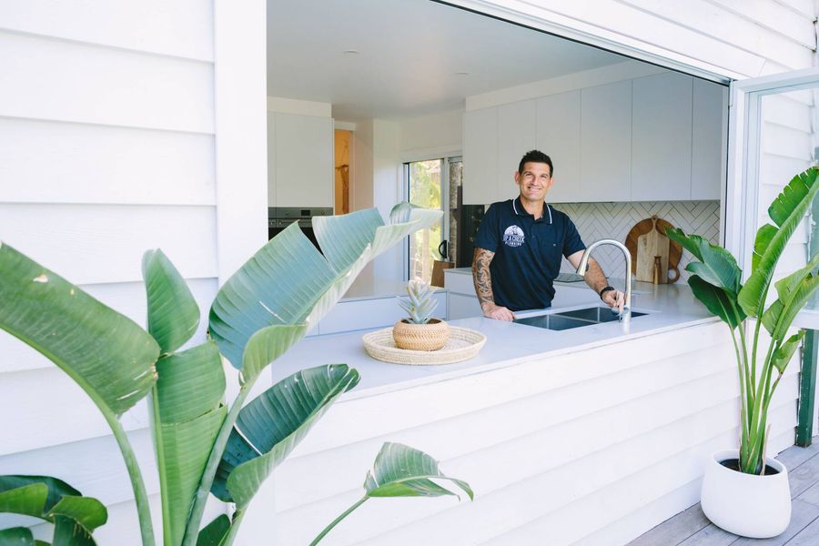 Professional kitchen plumbing