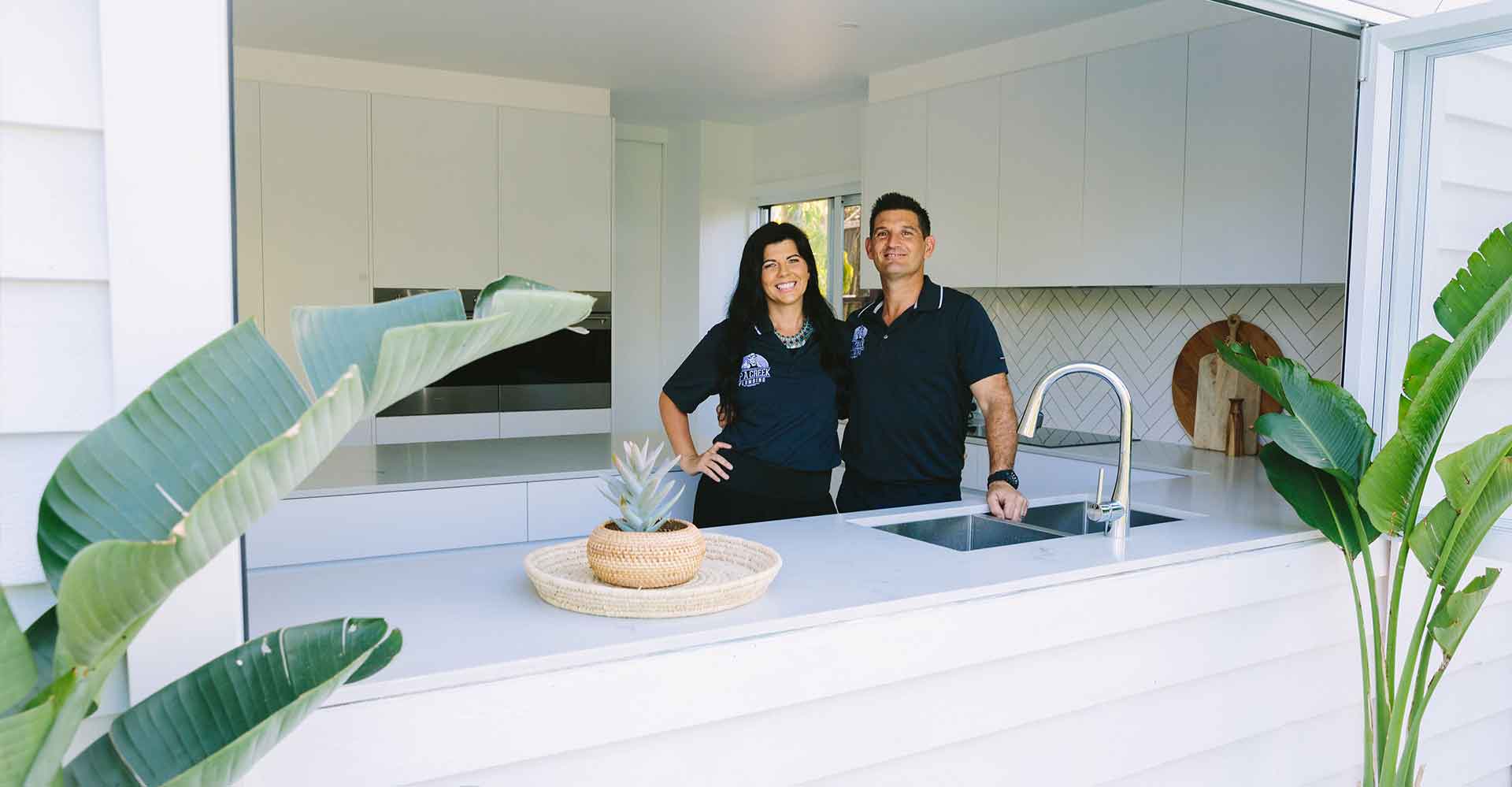 Up A Creek Plumbing family team