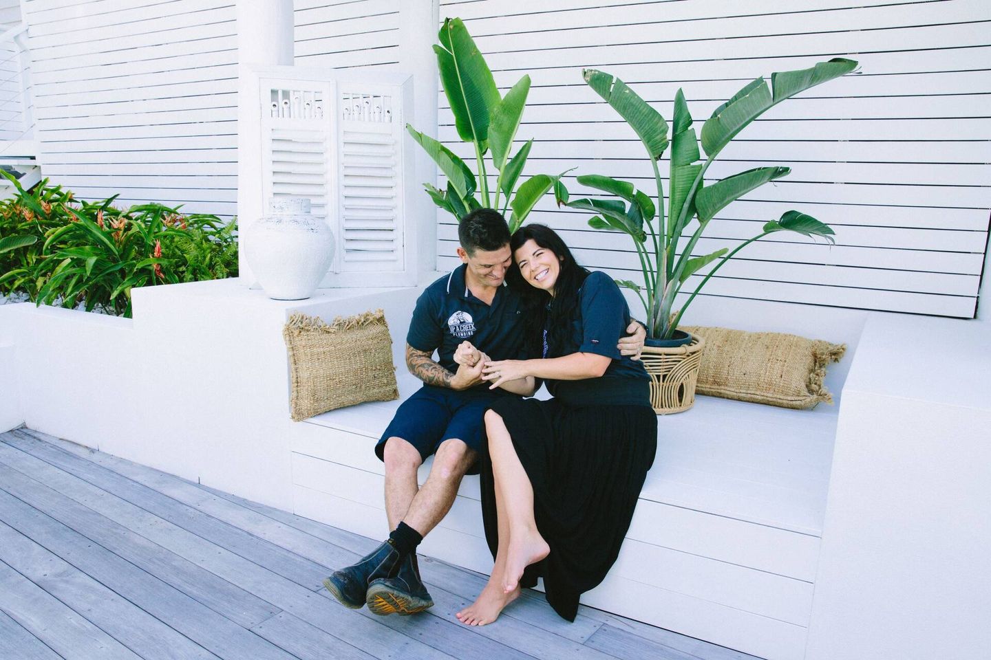 Up A Creek Plumbing family team